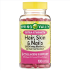 Spring Valley Hair, Skin & Nails Dietary Supplement Softgels, 5,000 Mcg, 120 Count(TESTING ONLY)