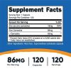 Nutricost Zinc Carnosine 86mg, 120 Capsules - Non-GMO, Gluten Free Supplement