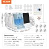 VEVOR 8 in 1 Hydrogen Oxygen Facial Machine, Professional Hydrafacial Machine for Spa, Hydro Facial Cleansing Rejuvenation Machine with 8 in LCD Scree