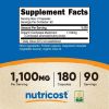 Nutricost Cordyceps Mushroom Capsules 1100mg, 180 Capsules, 90 Serv - Organic Supplement