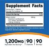 Nutricost Bilberry Capsules 1200mg Equivalent (90 Vegetarian Capsules) - Non-GMO Supplement