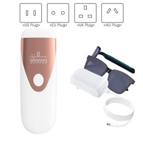 Bikinis IPL Hair Removal LCD Display Perm (Option: White-No box-UK)