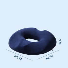 Pillow for Tailbone Pain Relief Cushion;  Hemorrhoid Pillows for Sitting for man ;   Butt Seat Cushion;  Back;  Coccyx;  Sciatica;  Post Natal;  After (Color: Blue)